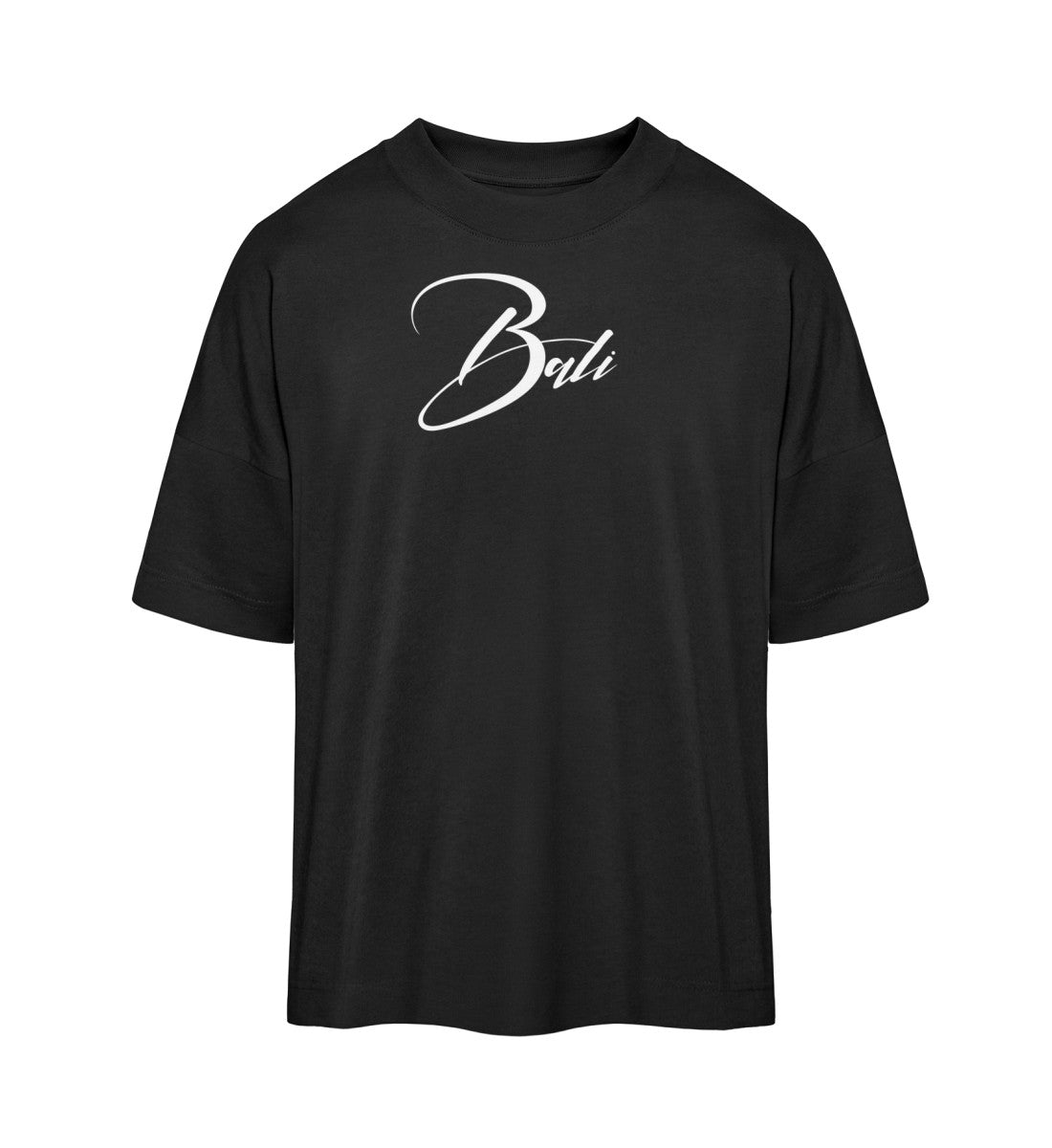 oversized t-shirt aus bio baumwolle veredelt mit einem einzigartigen Bali Signature design hochwertig umweltfreundlich lässig und bequem 
