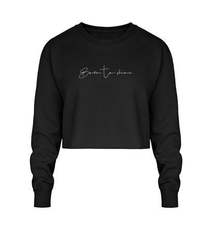 Nachhaltiges, elegantes Cropped Sweatshirt für aktive Frauen, die im Gym und Alltag glänzen.