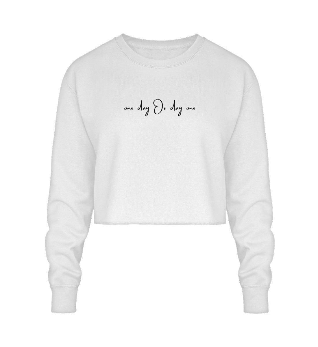 Motivierendes Cropped Sweatshirt mit weichem, nachhaltigem Stoff für einen aktiven Lifestyle.