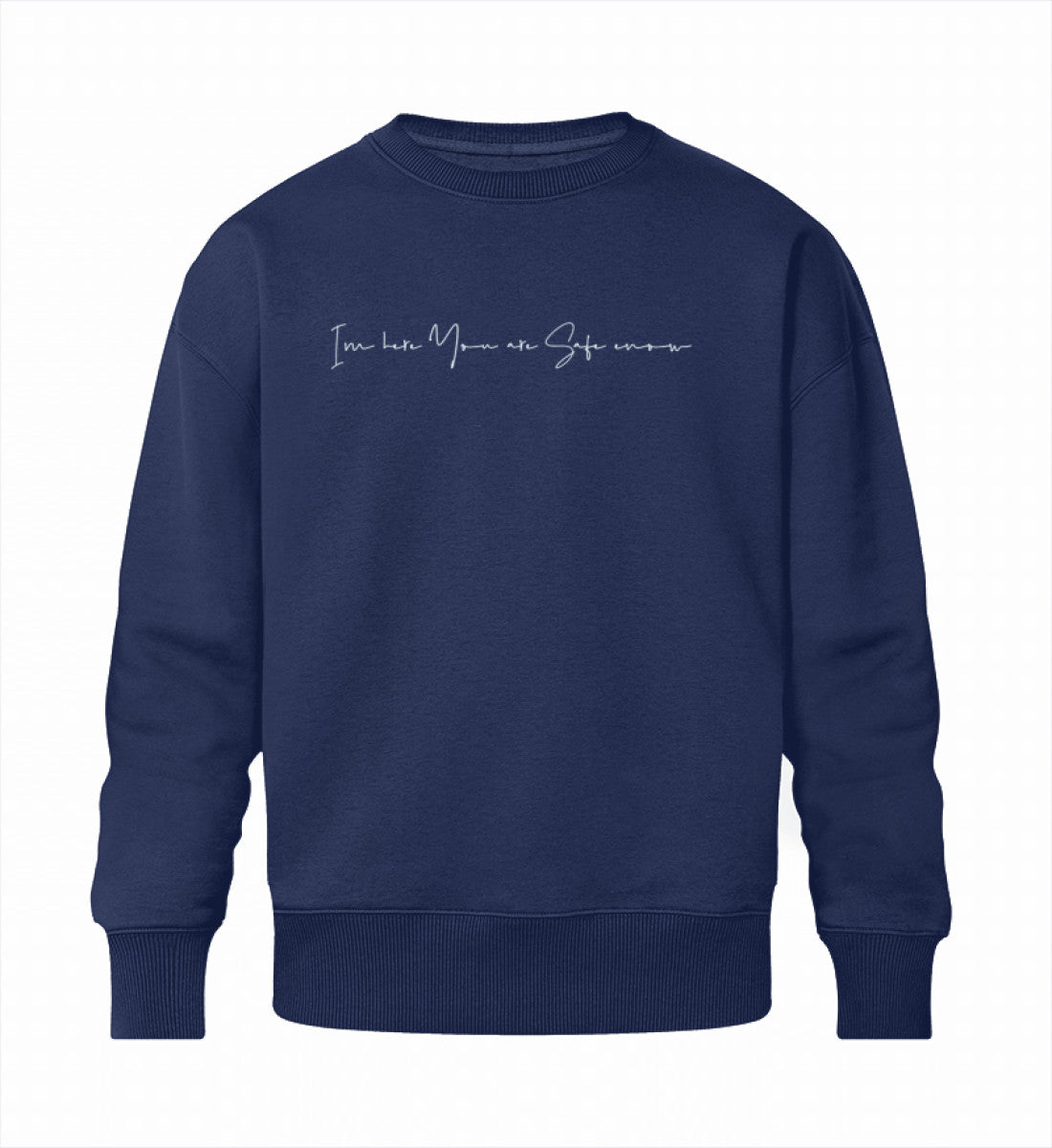 French Navy Männer Sweatshirt aus Bio-Baumwolle mit minimalistischem Signature-Look.