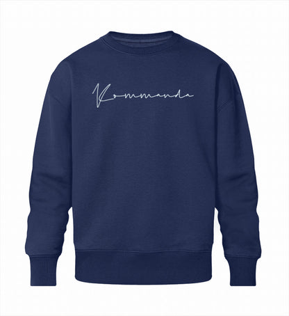 French Navy Männer Sweatshirt aus Bio-Baumwolle mit markantem Signature Design.