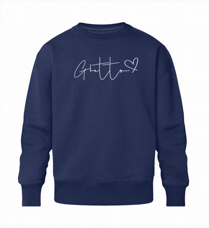 French Navy Herren Sweatshirt aus Bio-Baumwolle mit  Signature-Print.