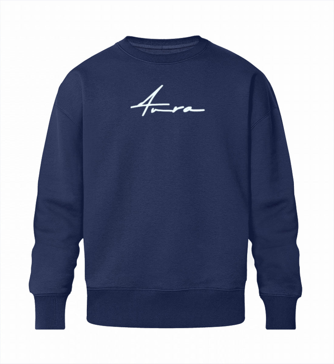 Navy-blaues Sweatshirt Herren aus Bio-Baumwolle mit stilvollem Signature-Look.