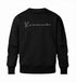 Herren Sweatshirt aus Baumwolle mit auffälligem Statement-Print aus Bio-Material