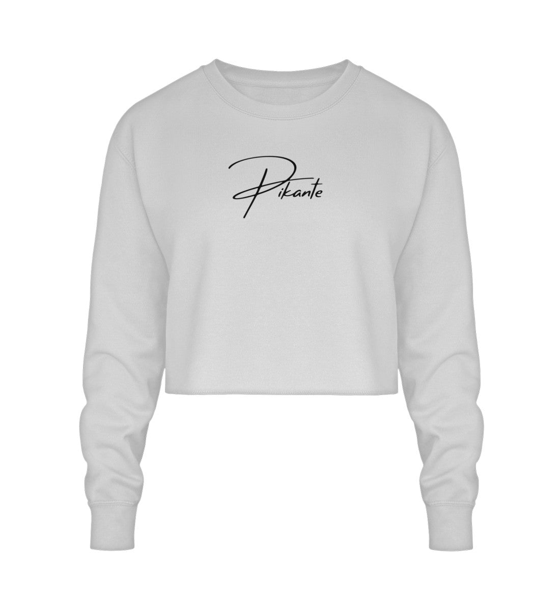 Nachhaltig produziertes, bequemes Cropped Sweatshirt mit stilvollem und einzigartigem Design.