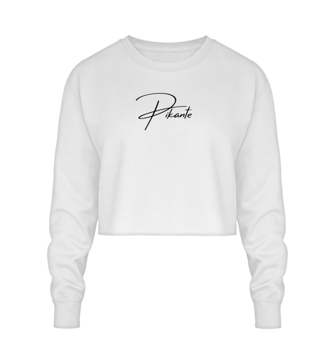 Raffiniertes Cropped Sweatshirt mit luxuriösem Signature-Design, ideal für elegante Looks.