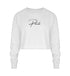 Raffiniertes Cropped Sweatshirt mit luxuriösem Signature-Design, ideal für elegante Looks.