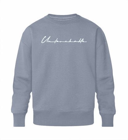 Herren Sweatshirt aus Bio-Baumwolle mit eleganter Signatur